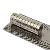 10 τμχ N35 10x3mm Ισχυρός Δίσκος Μαγνήτης 3mm Τρύπα Rare Earth Neodymium Magnets